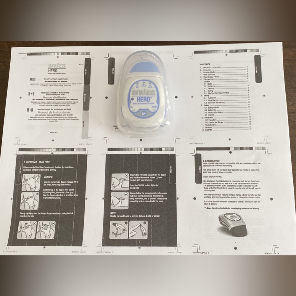 Snuza Hero SE - Baby Breathing Monitor